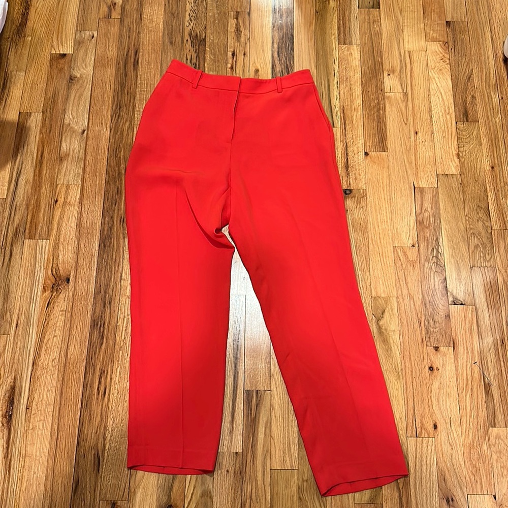 Lafayette 148 Red Slacks